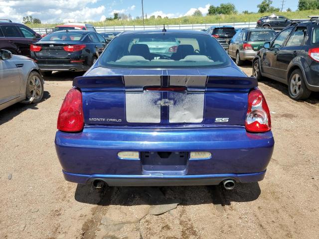 2G1WL15CX69193789 - 2006 CHEVROLET MONTE CARL SS BLUE photo 6