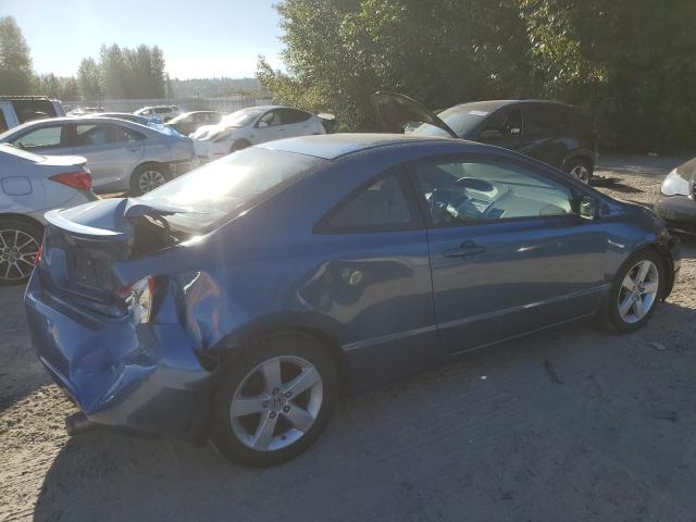 2HGFG12858H566551 - 2008 HONDA CIVIC EX BLUE photo 3