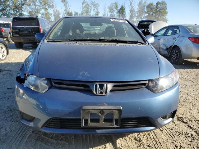 2HGFG12858H566551 - 2008 HONDA CIVIC EX BLUE photo 5