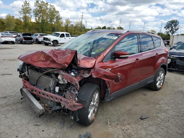 1FMCU0J95FUA46791 - 2015 FORD ESCAPE TITANIUM RED photo 2