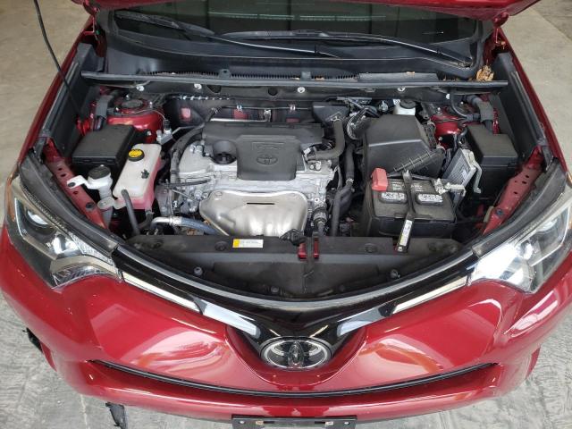 2T3ZFREVXJW509301 - 2018 TOYOTA RAV4 LE RED photo 12