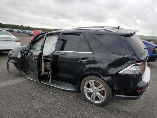 4JGDA5HB4DA112975 - 2013 MERCEDES-BENZ ML 350 4MATIC BLACK photo 2