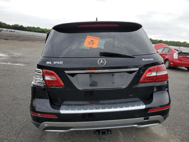 4JGDA5HB4DA112975 - 2013 MERCEDES-BENZ ML 350 4MATIC BLACK photo 6