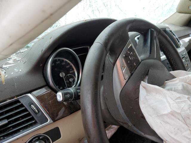 4JGDA5HB4DA112975 - 2013 MERCEDES-BENZ ML 350 4MATIC BLACK photo 9