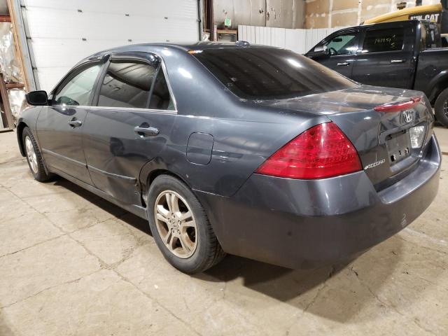 1HGCM56817A010358 - 2007 HONDA ACCORD EX GRAY photo 2