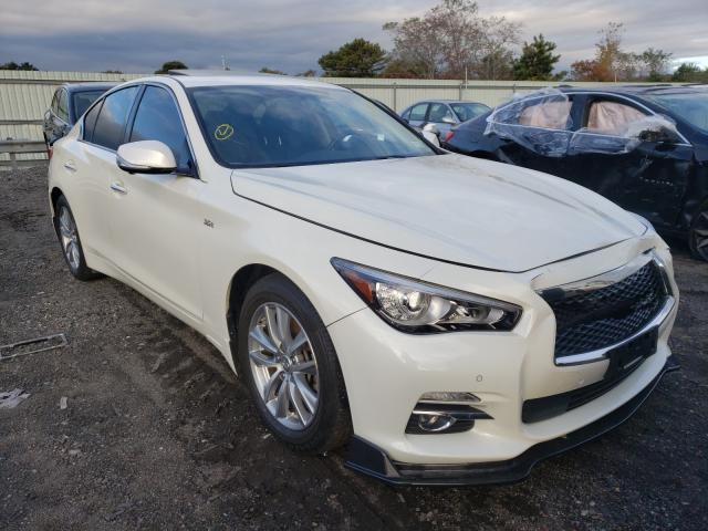 JN1EV7AR8HM840645 - 2017 INFINITI Q50 PREMIUM WHITE photo 1