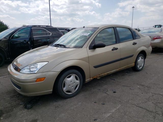 1FAFP33P42W232543 - 2002 FORD FOCUS LX GOLD photo 1