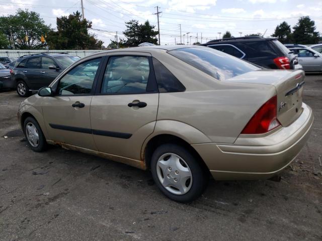 1FAFP33P42W232543 - 2002 FORD FOCUS LX GOLD photo 2