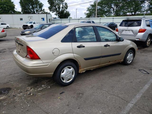 1FAFP33P42W232543 - 2002 FORD FOCUS LX GOLD photo 3
