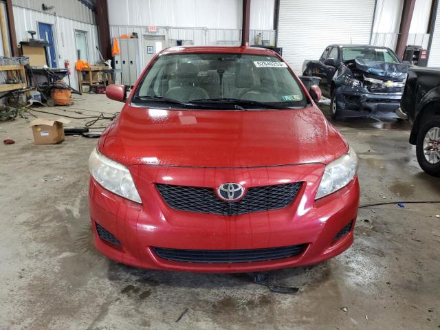 2T1BU40E79C121658 - 2009 TOYOTA COROLLA BASE BURGUNDY photo 5