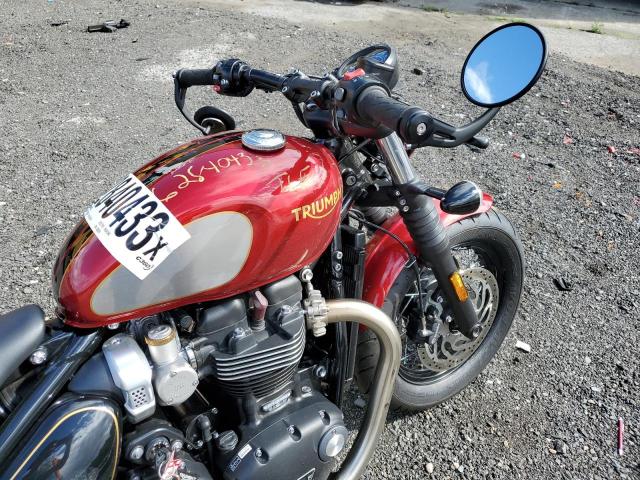 SMTD53HL8NTAZ9289 - 2022 TRIUMPH MOTORCYCLE BONNEVILLE BOBBER RED photo 5