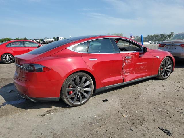 5YJSA1E26GF122086 - 2016 TESLA MODEL S Կարմիր լուսանկար 3