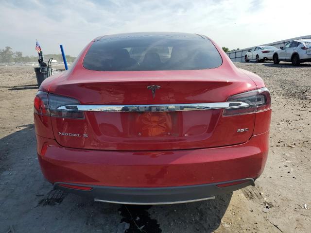 5YJSA1E26GF122086 - 2016 TESLA MODEL S Կարմիր լուսանկար 6
