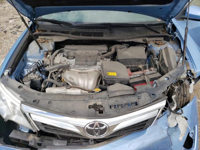 4T4BF1FKXCR254271 - 2012 TOYOTA CAMRY BASE BLUE photo 11