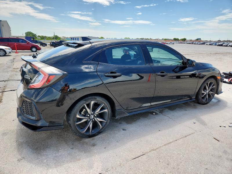 SHHFK7H95JU204374 - 2018 HONDA CIVIC SPORT TOURING BLACK photo 3