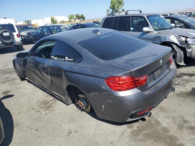 WBA4P1C54HK522508 - 2017 BMW 440I GRAY photo 2