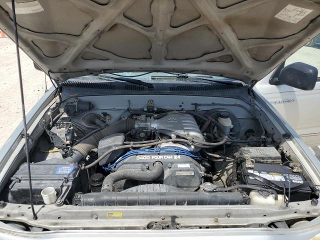 5TEGN92N34Z365338 - 2004 TOYOTA TACOMA DOUBLE CAB PRERUNNER SILVER photo 11