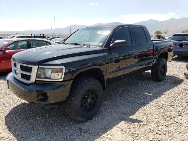 1D7RW3GK4BS624041 - 2011 DODGE DAKOTA SLT BLACK photo 1