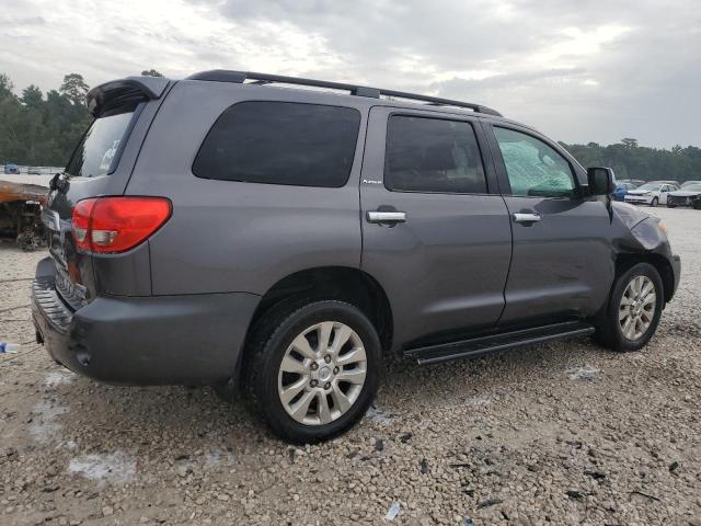 5TDDW5G15BS046130 - 2011 TOYOTA SEQUOIA PLATINUM GRAY photo 3