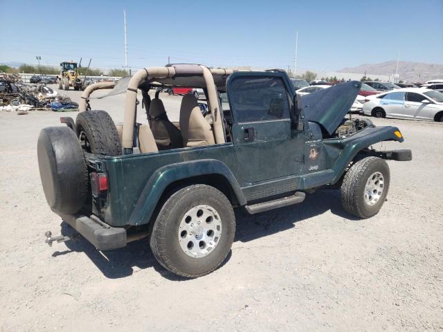 1J4FA59S3YP718647 - 2000 JEEP WRANGLER / SAHARA GREEN photo 3