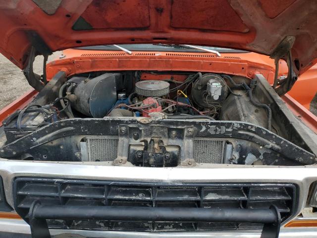 F14HUEJ6058 - 1979 FORD F150 FLARE ORANGE photo 11