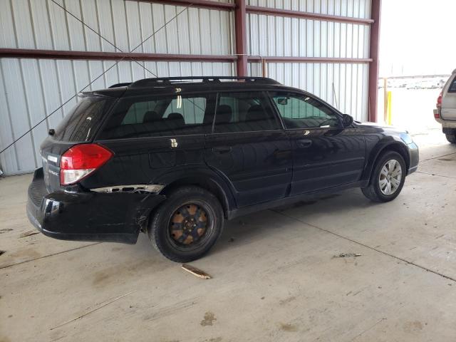 4S4BP60C297320003 - 2009 SUBARU OUTBACK BLACK photo 3