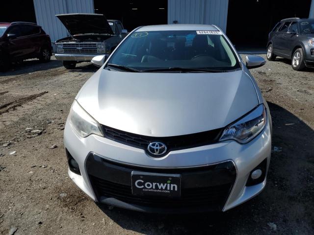 2T1BURHEXEC128339 - 2014 TOYOTA COROLLA L SILVER photo 5