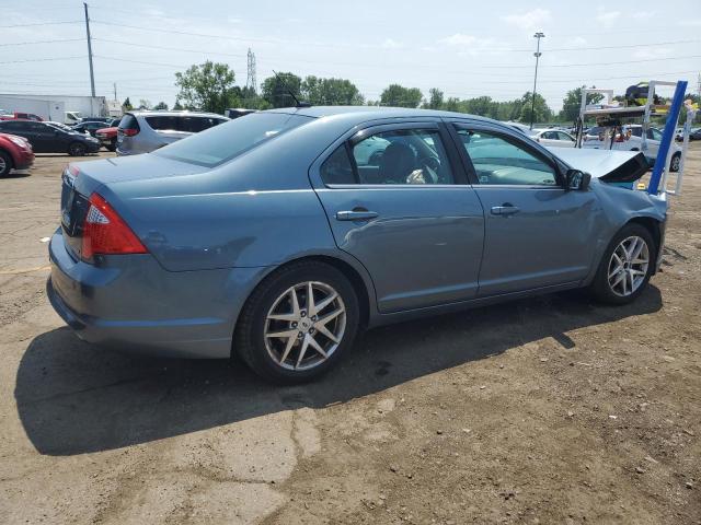 3FAHP0JG1BR241651 - 2011 FORD FUSION SEL BLUE photo 3