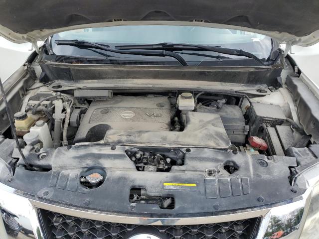 5N1AR2MM4EC663317 - 2014 NISSAN PATHFINDER S WHITE photo 11
