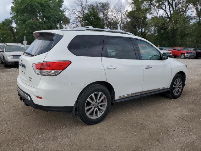 5N1AR2MM4EC663317 - 2014 NISSAN PATHFINDER S WHITE photo 3