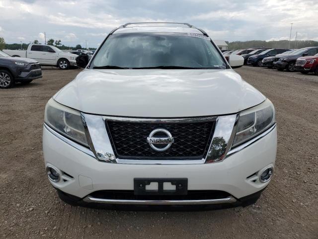 5N1AR2MM4EC663317 - 2014 NISSAN PATHFINDER S WHITE photo 5