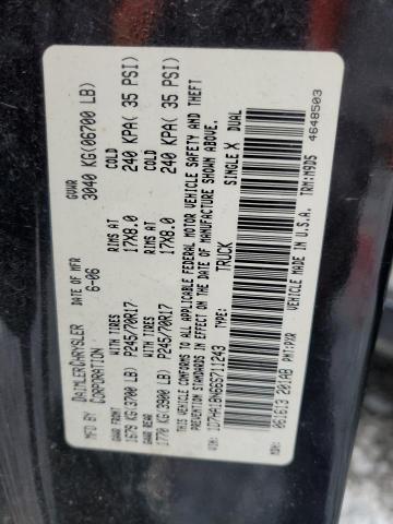 1D7HA18N66S711243 - 2006 DODGE RAM 1500 ST BLACK photo 13