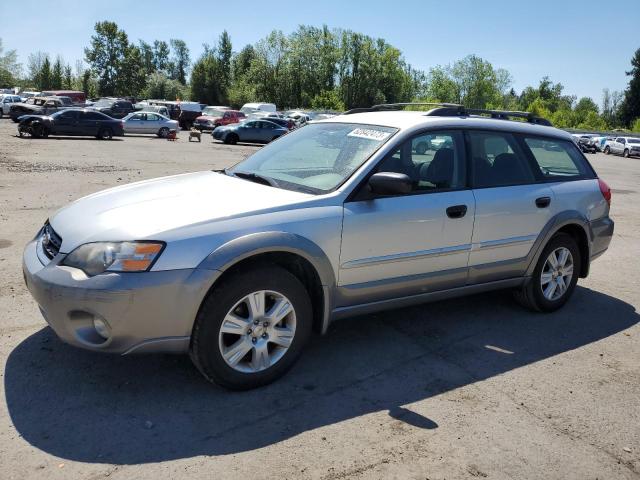 4S4BP61C157330577 - 2005 SUBARU LEGACY OUTBACK 2.5I SILVER photo 1