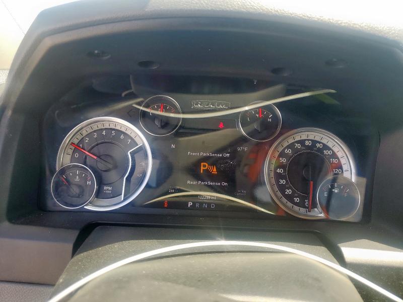 3C6RR6LTXHG563397 - 2017 RAM 1500 SLT BLACK photo 9