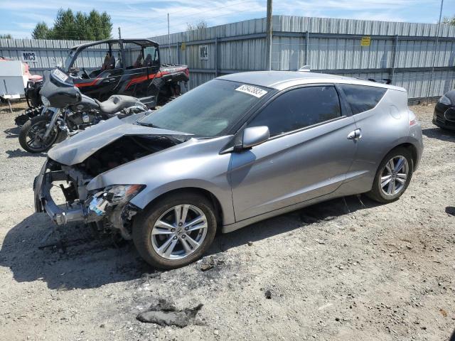 JHMZF1D66BS015473 - 2011 HONDA CR-Z EX SILVER photo 1