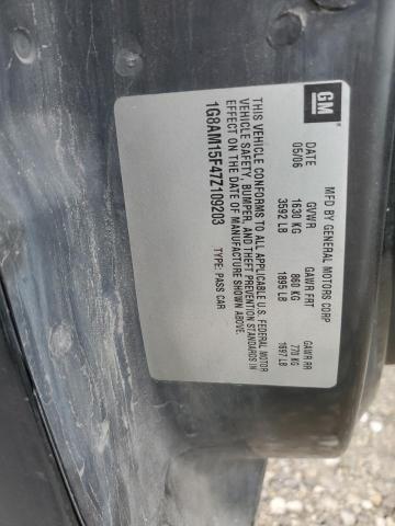 1G8AM15F47Z109203 - 2007 SATURN ION LEVEL 2 CHARCOAL photo 12