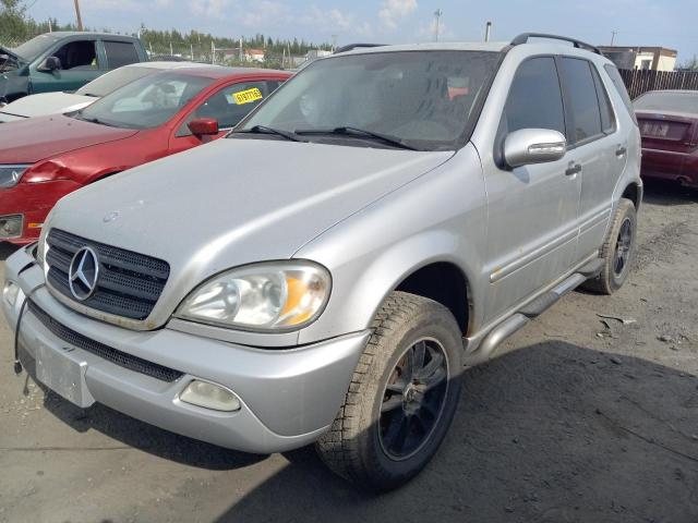 4JGAB54E13A397696 - 2003 MERCEDES-BENZ ML 320 SILVER photo 1