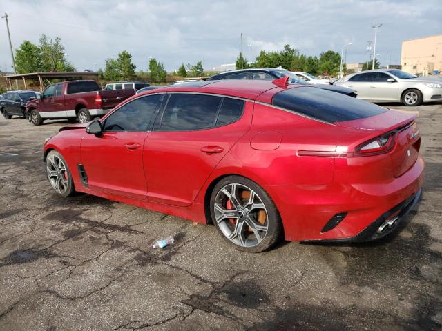 KNAE55LC8M6091402 - 2021 KIA STINGER GT2 RED photo 2