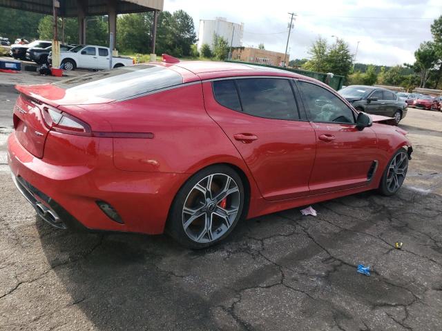 KNAE55LC8M6091402 - 2021 KIA STINGER GT2 RED photo 3