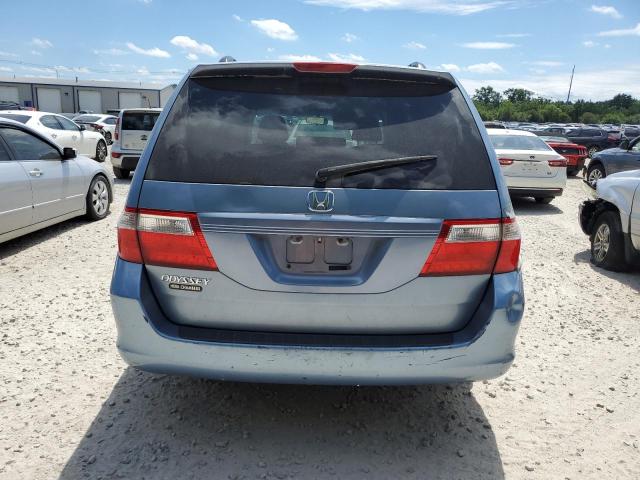 5FNRL38477B078486 - 2007 HONDA ODYSSEY EX BLUE photo 6