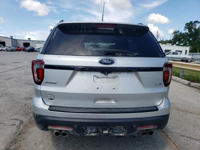 1FM5K8GT6JGB13745 - 2018 FORD EXPLORER SPORT Серебристый фото 6