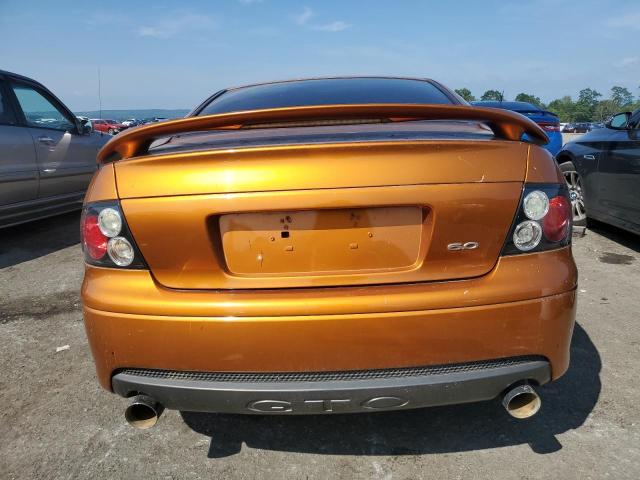 6G2VX12U26L509237 - 2006 PONTIAC GTO ORANGE photo 6