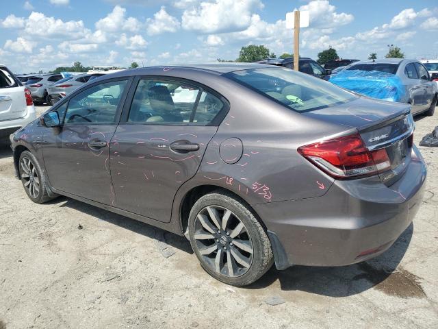 19XFB2F94FE101354 - 2015 HONDA CIVIC EXL BROWN photo 2