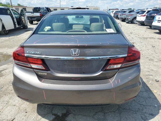 19XFB2F94FE101354 - 2015 HONDA CIVIC EXL BROWN photo 6