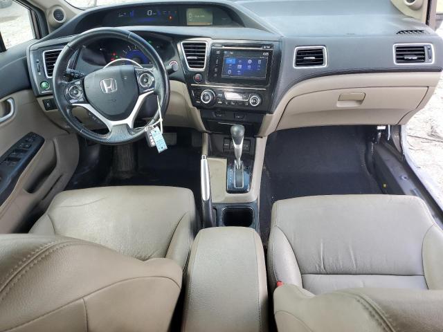 19XFB2F94FE101354 - 2015 HONDA CIVIC EXL BROWN photo 8