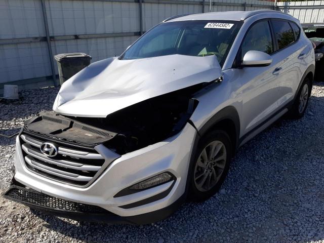 KM8J3CA45JU708331 - 2018 HYUNDAI TUCSON SEL SILVER photo 2