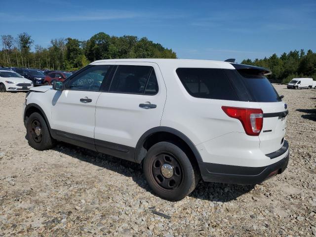 1FM5K8AR4JGB24756 - 2018 FORD EXPLORER POLICE INTERCEPTOR أبيض صورة 2