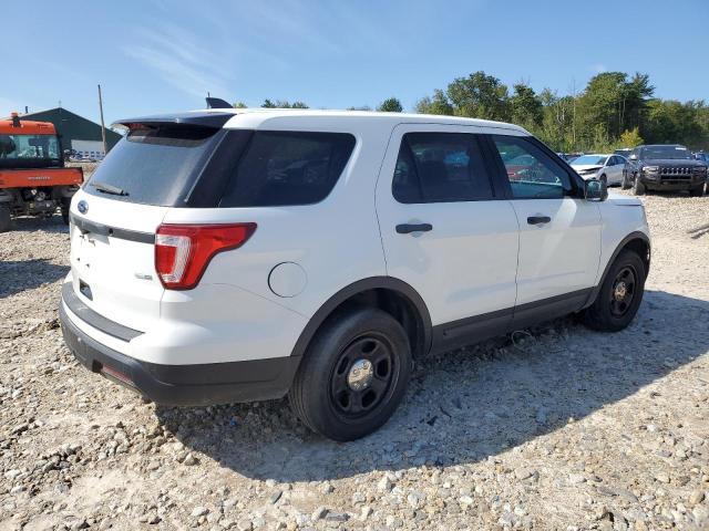 1FM5K8AR4JGB24756 - 2018 FORD EXPLORER POLICE INTERCEPTOR أبيض صورة 3