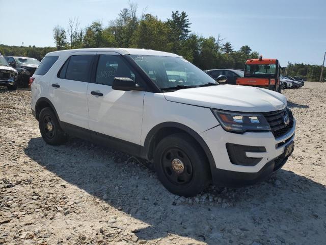 1FM5K8AR4JGB24756 - 2018 FORD EXPLORER POLICE INTERCEPTOR أبيض صورة 4