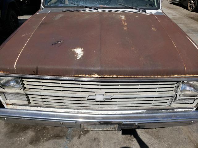 1GCGC24M7EJ165009 - 1984 CHEVROLET C20 WHITE photo 11